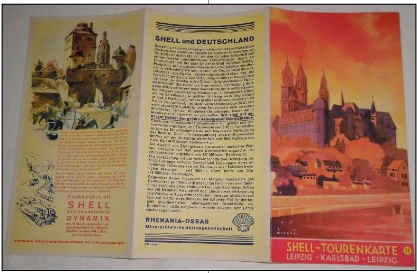 SHELL und DEUTSCHLAND brochure/map