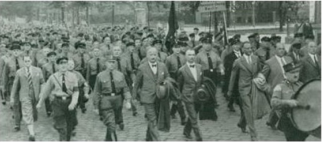Rhenania-Ossag employee march